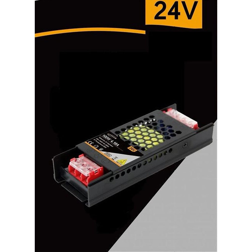Trade Shop - Alimentatore Slim Stabilizzato 24v 100w Switch Trasformatore 4.16mha Fhyla100w24v -