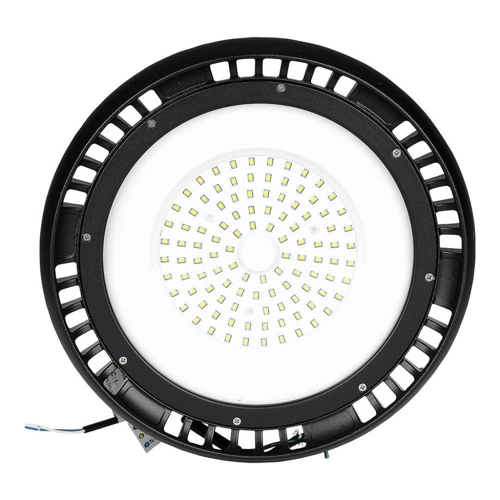 LAMPADA INDUSTRIALE LED UFO SHAPE 100W SMD 120° DIMMERABILE HIGH BAY CHIP SAMSUNG LUCE BIANCA FREDDA - V-TAC