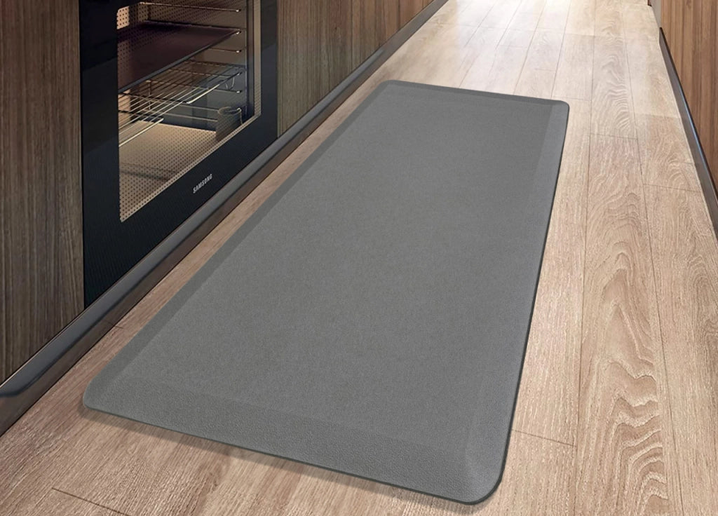 Tappeto Cucina Memory Ultrasoft Antiscivolo Impermeabile Tinta Unita Giulia - 44x240 - Grigio