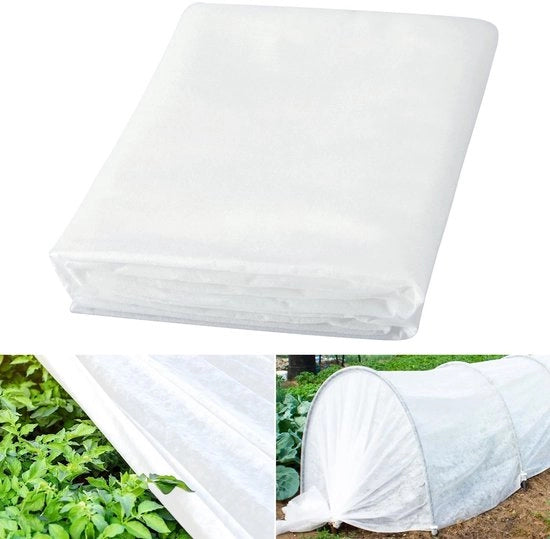 Tessuto per Giardino 2m x 10m - Protezione Invernale - Tela Antigelo - Fleece - Protezione contro Insetti - Permeabile alla Luce e all'Acqua - Protezione per Piante