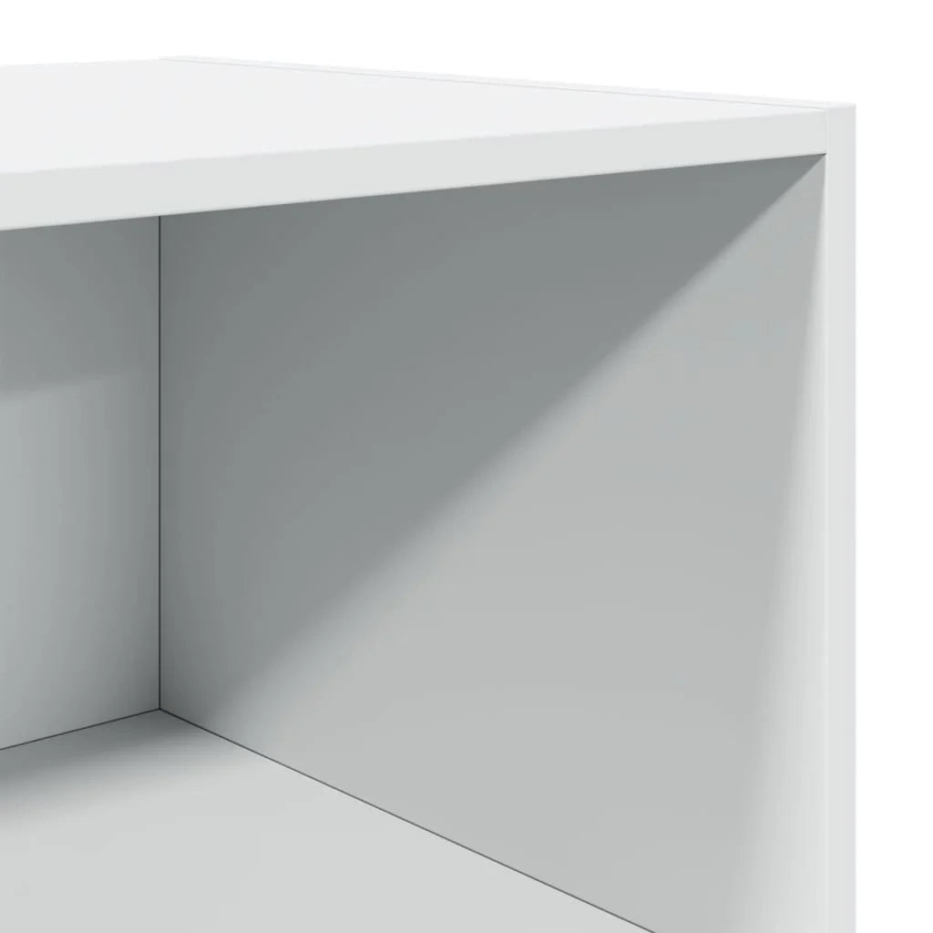 Buffet credenza cassettiera mobiletto mobile contenitore organizer cucina soggiorno salotto alto 45 x 41 x 185 cm legno ingegnerizzato bianco 02_0032454