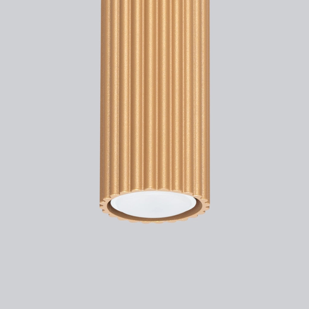 Spot soffitto moderno ottone tondo 40cm GU10 10W Gravio
