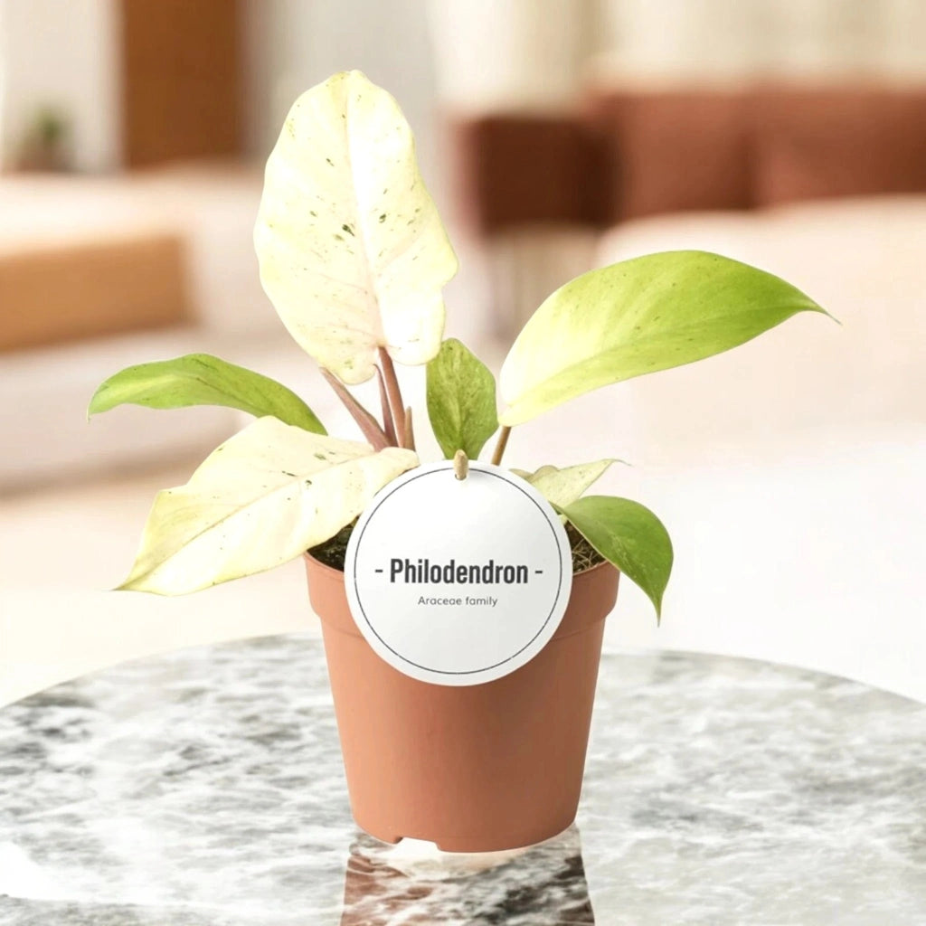Gardenaria Philodendron 'Snowdrift' - Pianta da interno ornamentale Altezza: 30 cm (vaso 12)