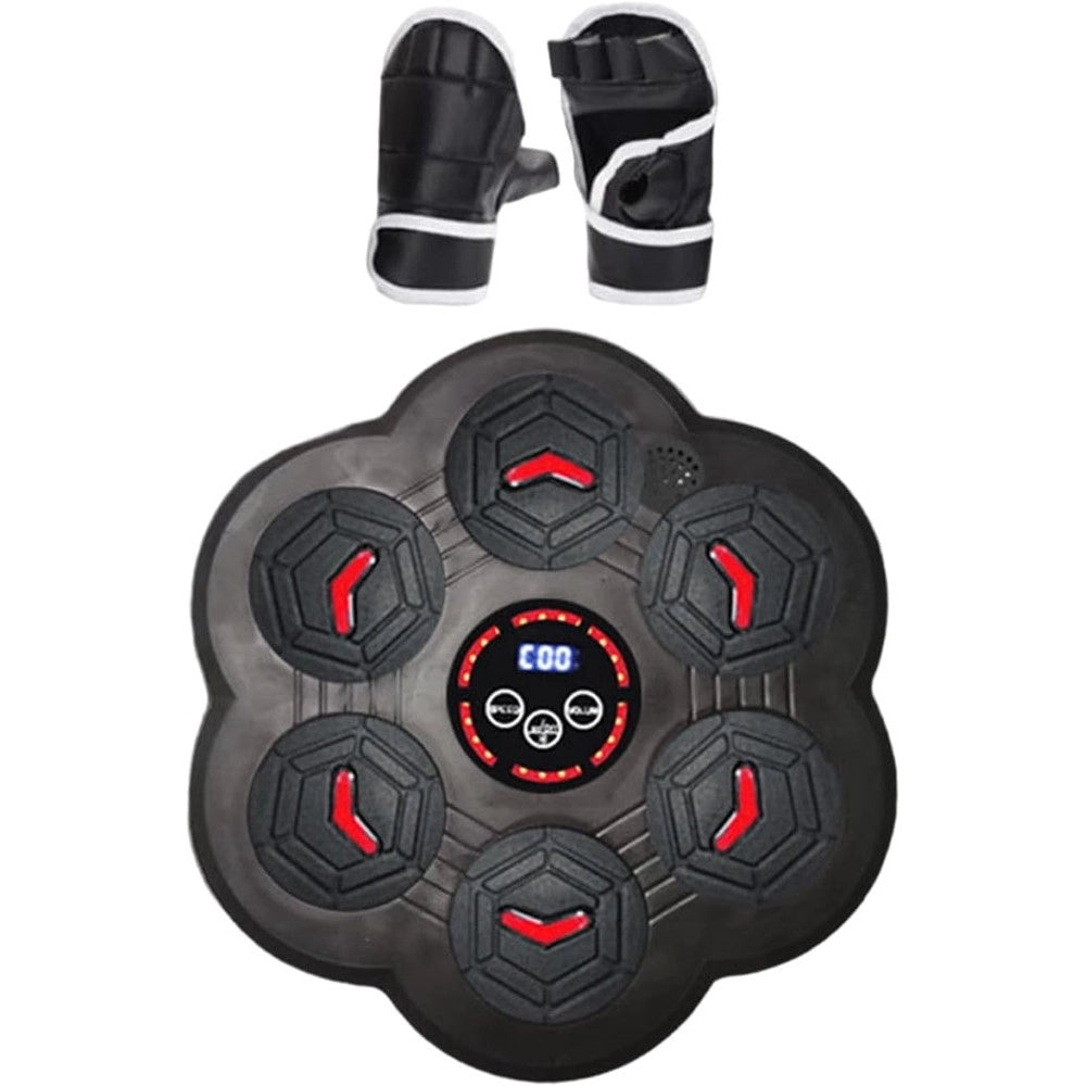 Trade Shop - Macchina Da Boxe Intelligente Bersaglio Da Parete Elettronico Allenatore Per Uomo Donna -