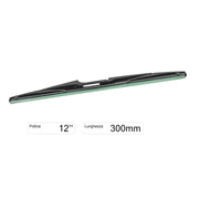 Trade Shop - Tergi Posteriore Spazzola Universale 12" / 300mm Multi Attacco Ricambio Per Auto -