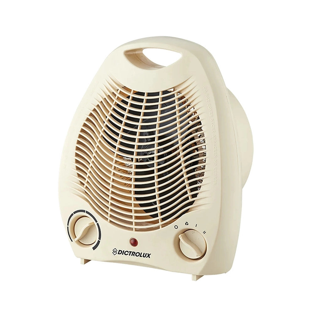 Trade Shop - Termoventilatore 2000w 2 Livelli Potenza Termostato Regolabile Sistema Antisurriscaldamento -