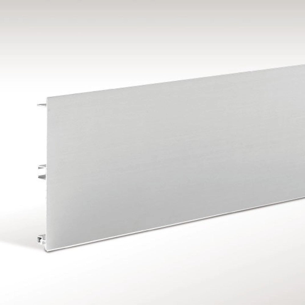 Zoccolo alluminio H10 barra 4 mtl ZOCCH10ALL