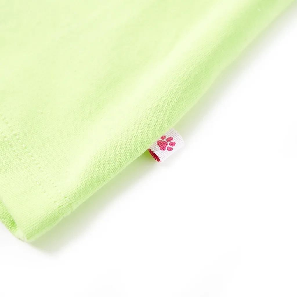 Canotta da Bambina Giallo Neon 128