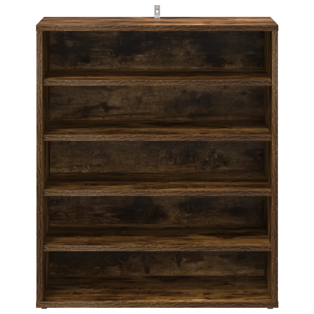 Scarpiera | Mobile per scarpe Rovere Fumo 60x35x70 cm in Legno Multistrato