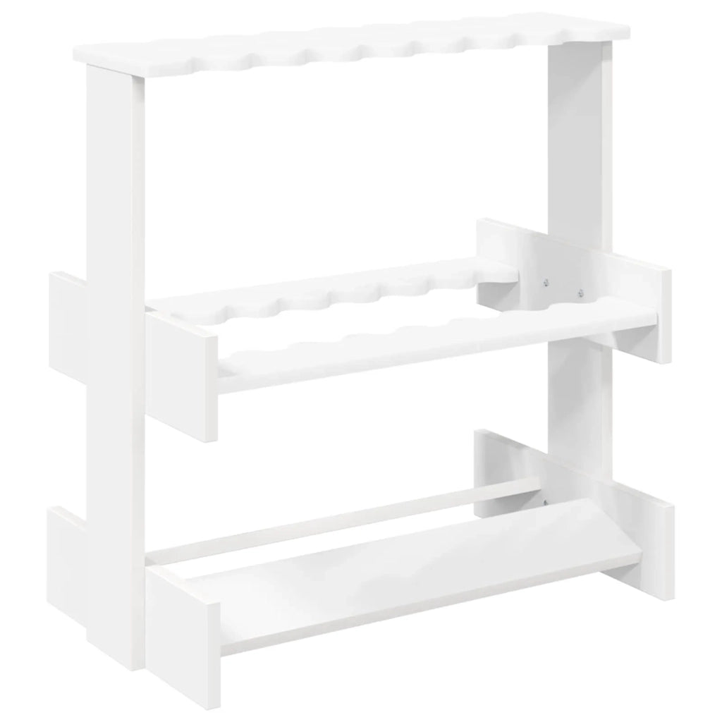 Supporto per stecche da biliardo Legno ingegnerizzato Bianco 3429734