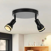 ZMH Faretto da soffitto 2 fiamme metallo GU10 per cucina ufficio soggiorno