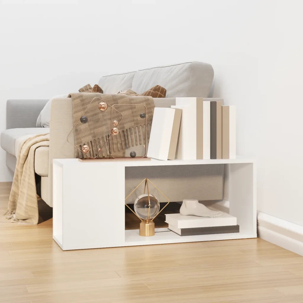 Mobile Porta TV Bianco 80x24x32 cm in Legno Multistrato 809107