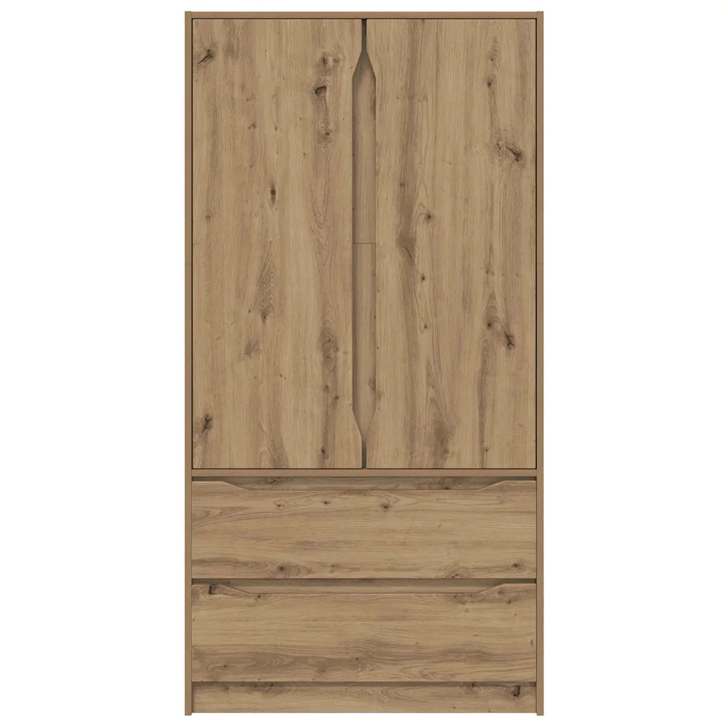 Mobile da Bagno con porta Rovere artigianale 79,5 x 49 x 156 cm