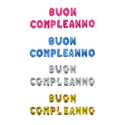 Trade Shop - Palloncini Di Buon Compleanno Per Festa Party Decorazione Striscione Gonfiabile -