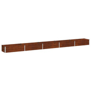 Letto rialzato da giardino Ruggine 400 x 40 x 24 cm cartone 8006358
