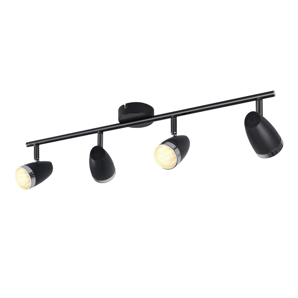 ZMH Faretto da soffitto a 4 luci da 16W orientabile a 350° Lampada da soffitto Soggiorno