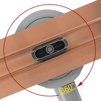 Scarico Lineare Rea Neox Slim Pro Brushed Copper 80