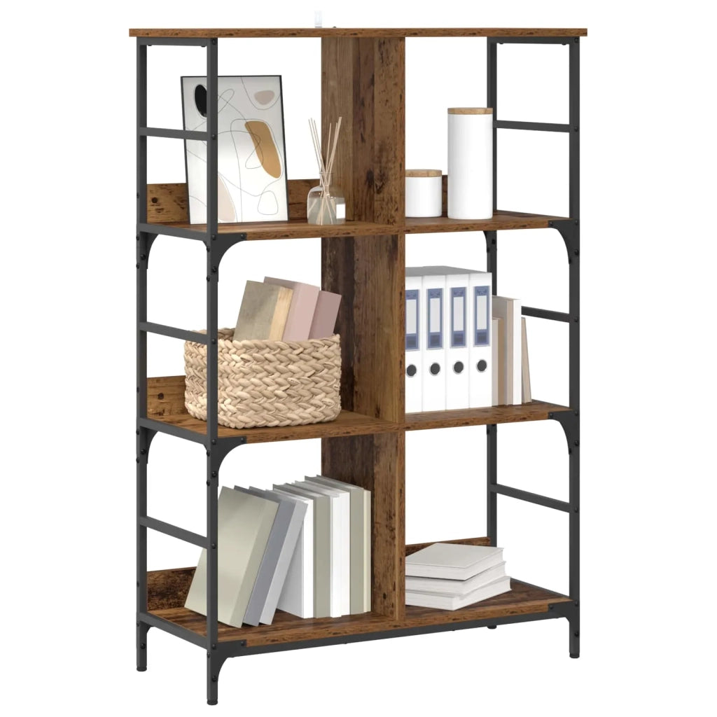 Libreria Legno antico 78,5 x 33 x 117,5 cm metallo PB 8010889