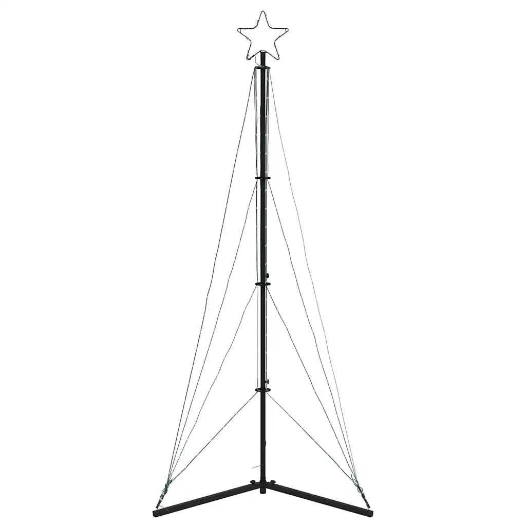 Albero di Natale a LED 363 LED Bianco Caldo 182 cm 4016408