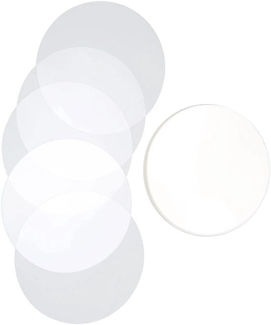 Filmatrice protettiva trasparente in PVC, 100 pezzi - Protezione per badge e pin - Magnetico per frigorifero - Film per badge DIY - Protezione efficace