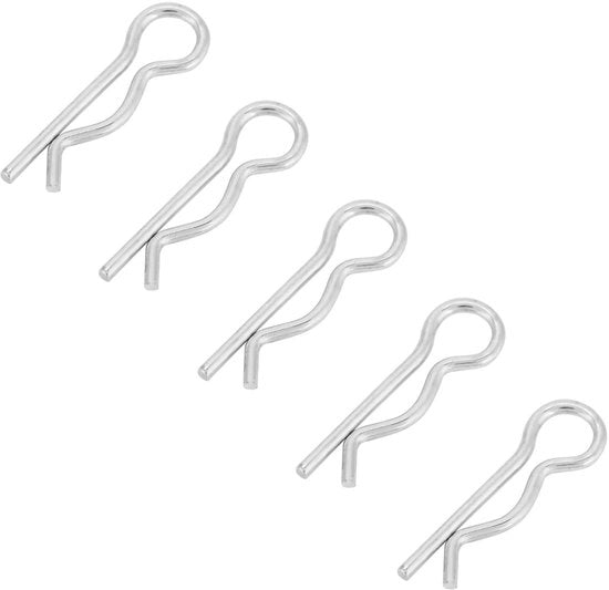 Set di sostegni 30 pezzi - Pennelli a forma di R - Acciaio inossidabile - Duraturo - Sicuro - Adatto per macchine - Pennello di accoppiamento