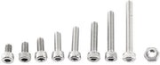 Kit di Assortimento per Reparazioni/DIY - 300 Pezzi - A2 Acciaio Inossidabile - Viti a Tornillo/Chiodi a Tornello/Platte - Per Reparazioni/DIY - Codice Articolo: Bout