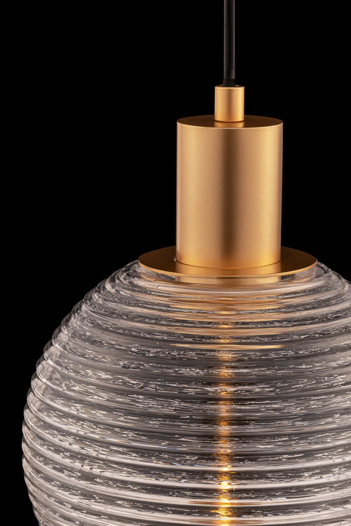 Lampada pendente Pendant in Metallo Rueca Ottone