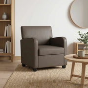 Poltrona Marrone Lucido Similpelle 42043436