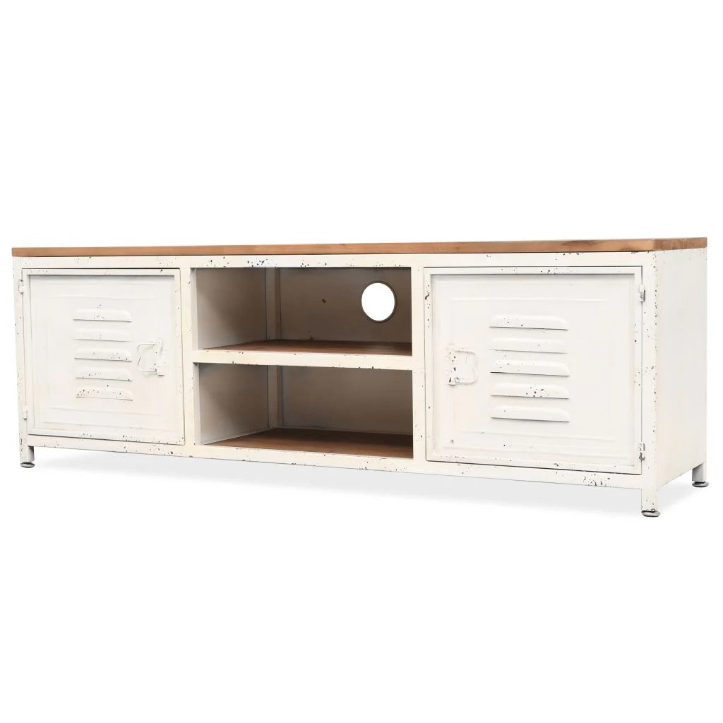 Mobile porta TV credenza design pratico mobile porta TV bianco da 120 cm 2502292