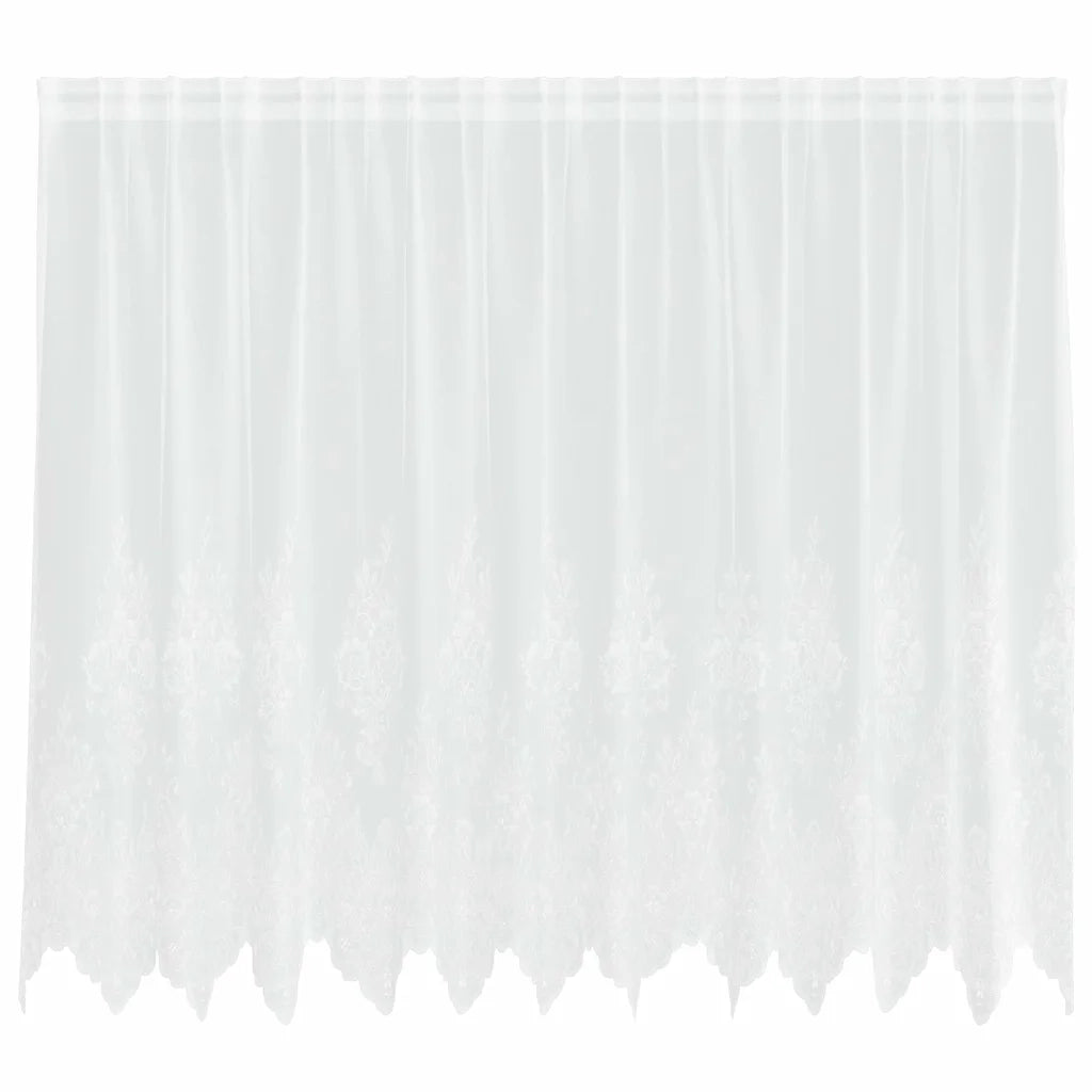 vidaXL Tende con tende Bianco Poliestere
