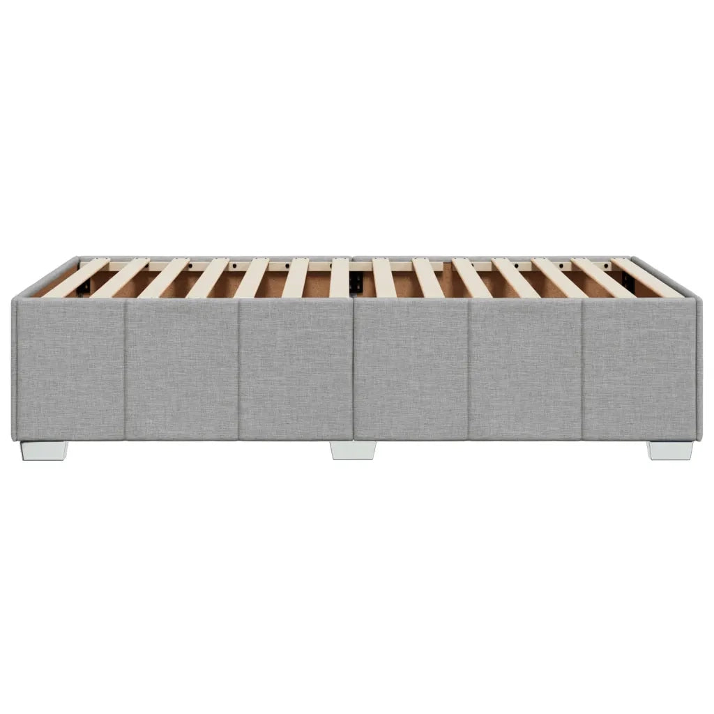 Giroletto senza Materasso Grigio Chiaro 90x190 cm Tessuto