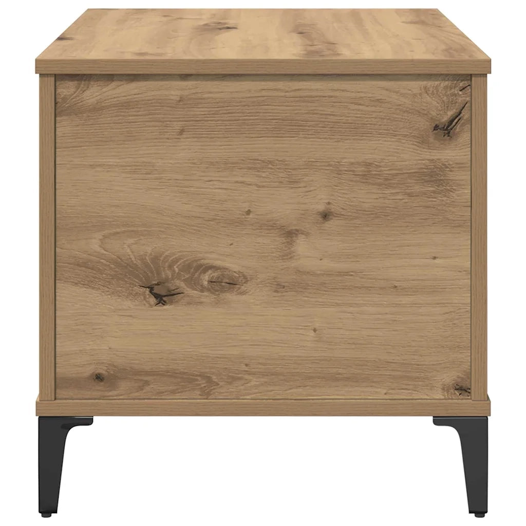 Tavolino da salotto Rovere artigianale 60 x 44,5 x 45 cm