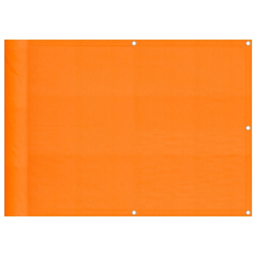 Paravento da Balcone Arancione 75x1000cm 100% Poliestere Oxford