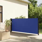 Tenda da Sole Laterale Retrattile Blu 140x500 cm 4004416