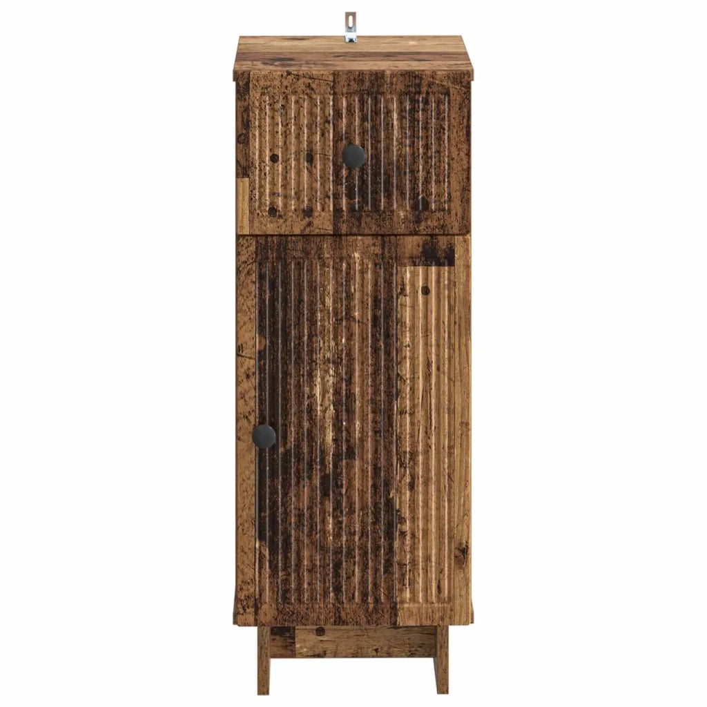 Mobiletto da Bagno EDE Legno antico 30 x 31 x 80 cm 895953