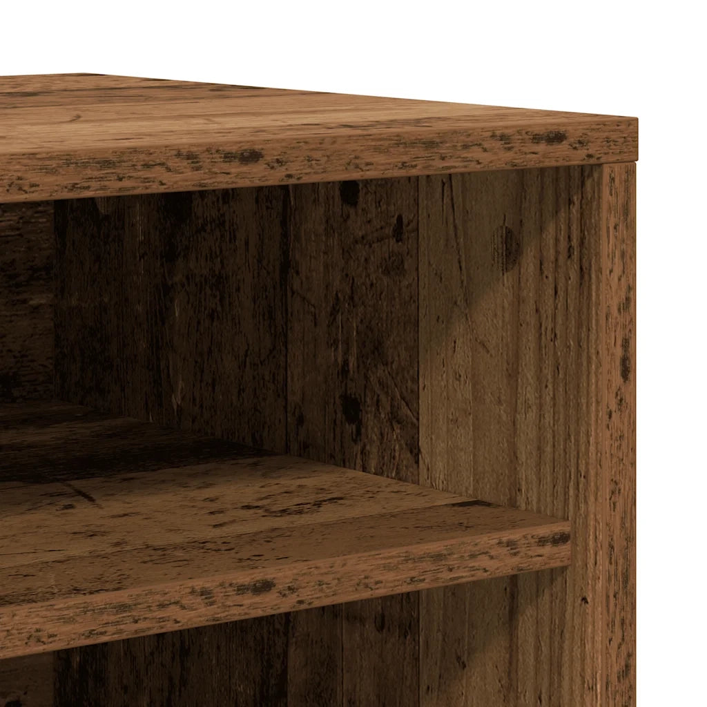 Scarpiera-Scaffale per scarpe Legno Vecchio 60x35x70 cm in Legno Multistrato 236951
