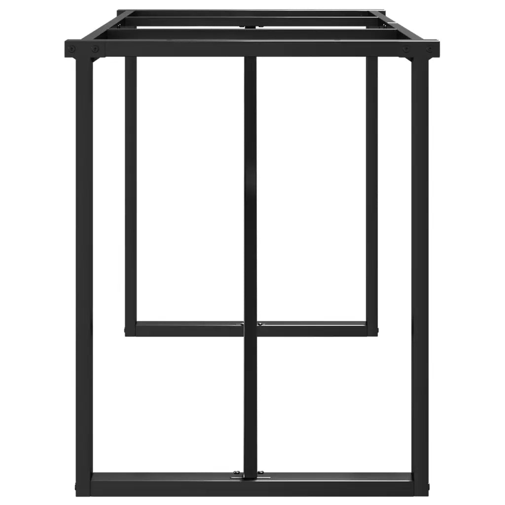 Telaio Gambe a O per Tavolo da Pranzo 140x60x73 cm in Acciaio