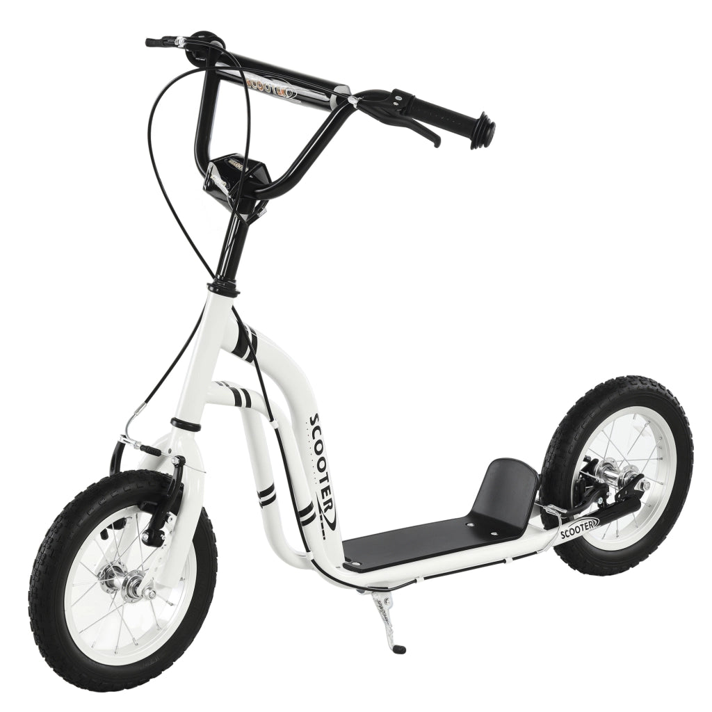 Pattinino per Bambini con Ruote Gomma ¨C zephmum ¨C Bianco 120x58x85-95 cm