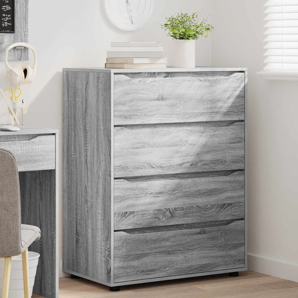 Armadi di Stoccaggio Grigio Sonoma 80 x 48 x 105 cm