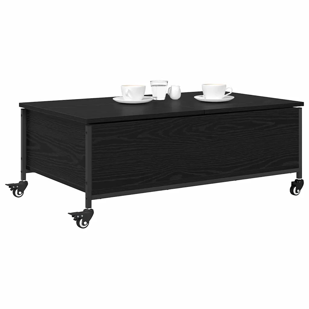 Tavolino da salotto Rovere Nero 91 x 55 x 32 cm