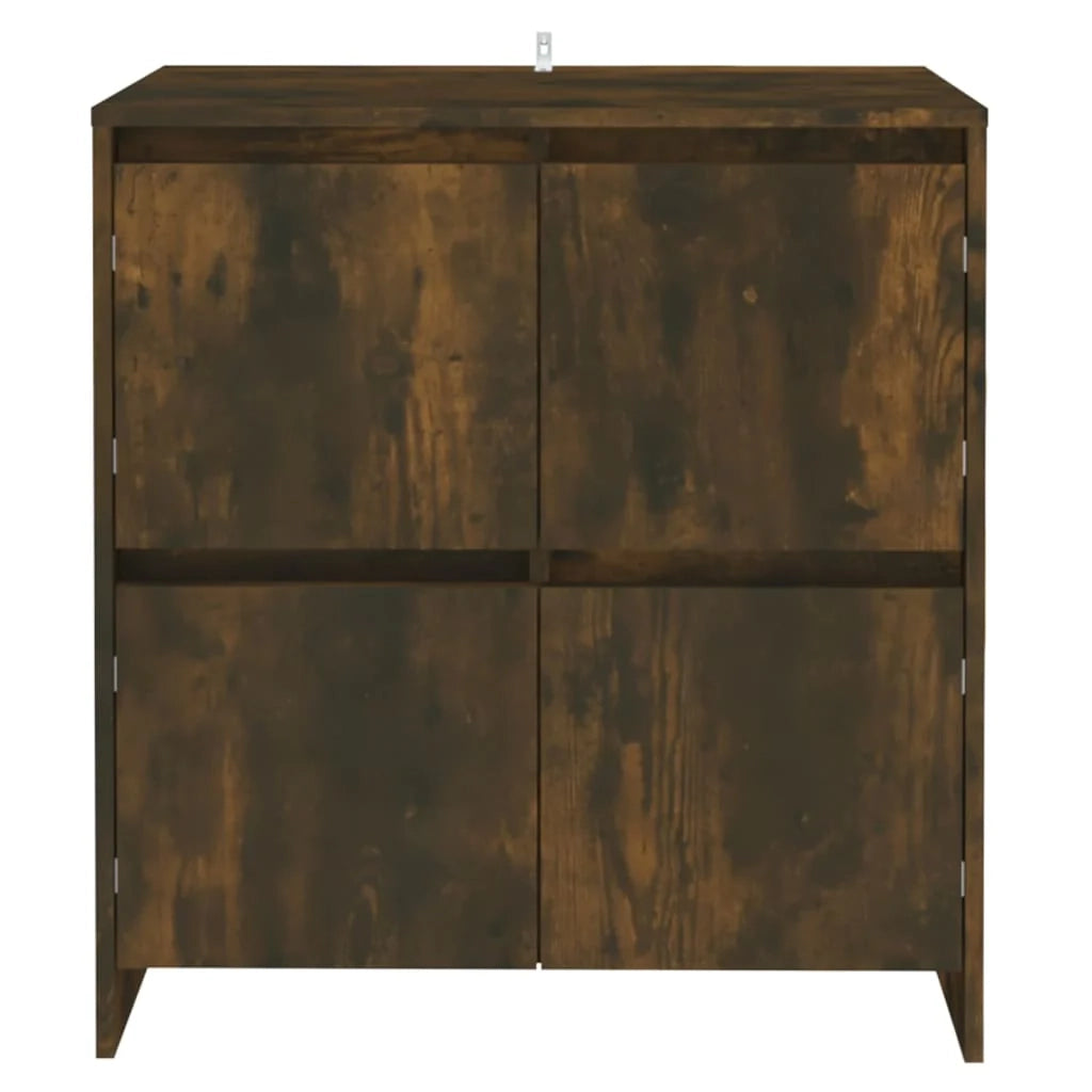 Buffet credenza cassettiera armadio mobile contenitore organizer per cucina soggiorno salotti set da 2 70 x 41 x 75 cm legno ingegnerizzato marrone 02_0036748