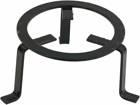 Treppiedi in ferro per camino diametro 48 cm supporto resistente per pentole e braci