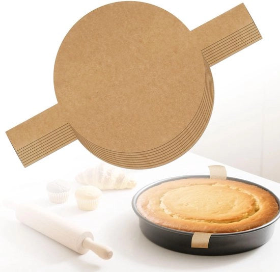 Bakvormen per 100 - Ronde - Pannelli di silicone per forno a doppia faccia - Antiscorreggianti - Ideali per toast, panini e brioche