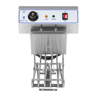 Friggitrice in acciaio inox 1 vasca da 10 litri e resistenza estraibile rubinetto di scarico professionale 3614011