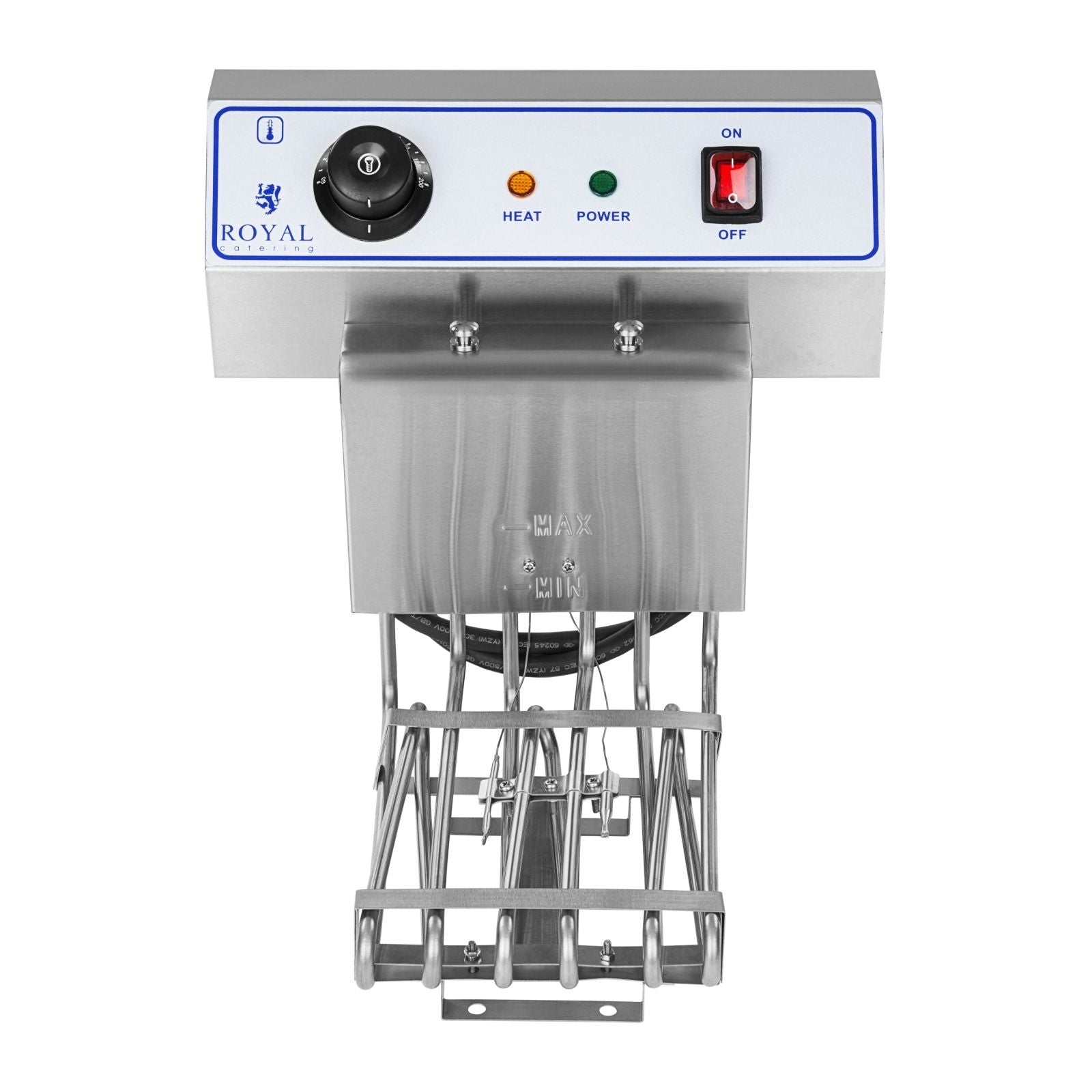 Friggitrice alta inox 1 vasca 16 litri vasca estraibile con timer professionale 3614028