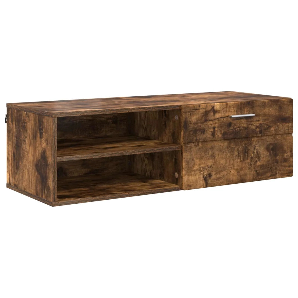 Armadio in Legno con cassetto Rovere fumé 100,5 x 39 x 30 cm 880246