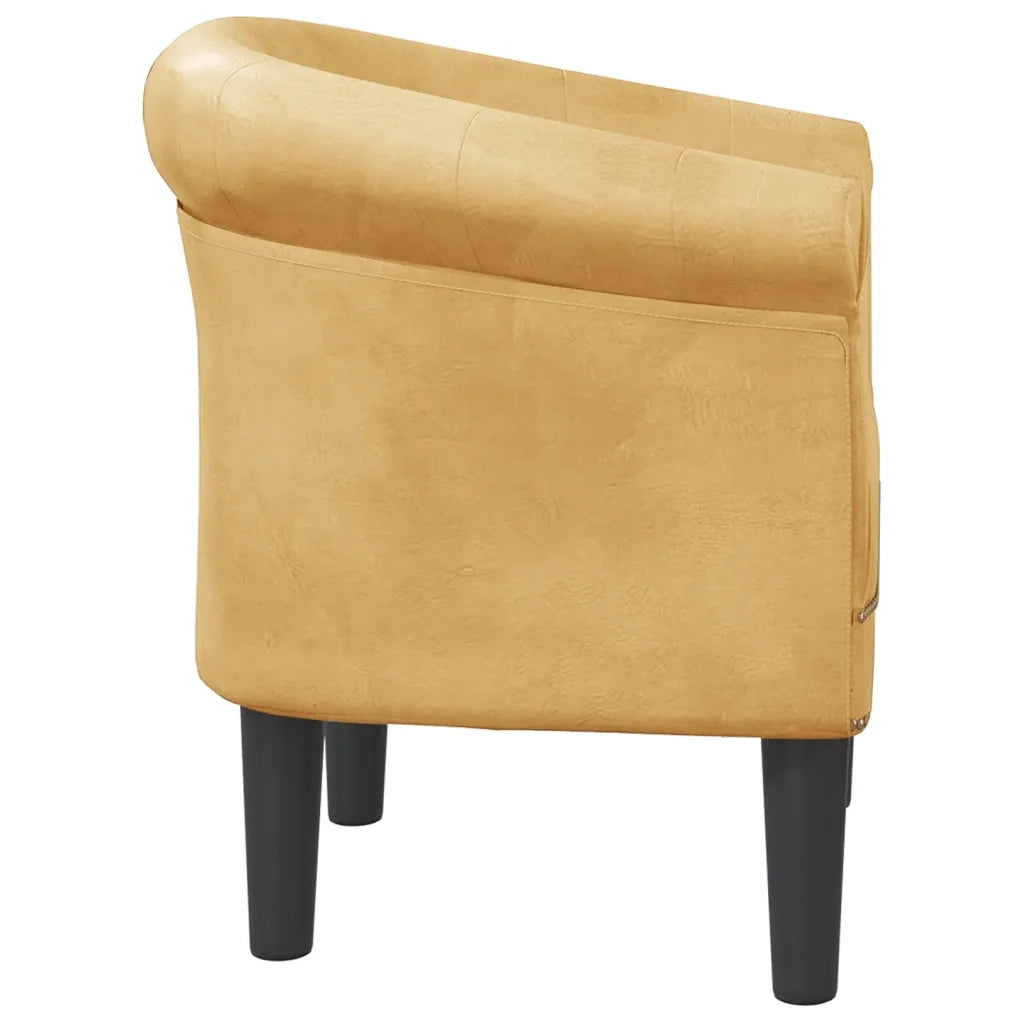 Poltrona Cabriolet Dorata in Similpelle 356500