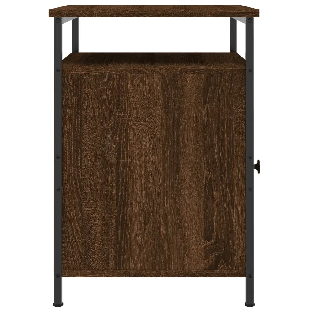 Comodino | Armadio da Notte | Mobiletto da notte Rovere Marrone 40x42x60 cm in Legno Multistrato