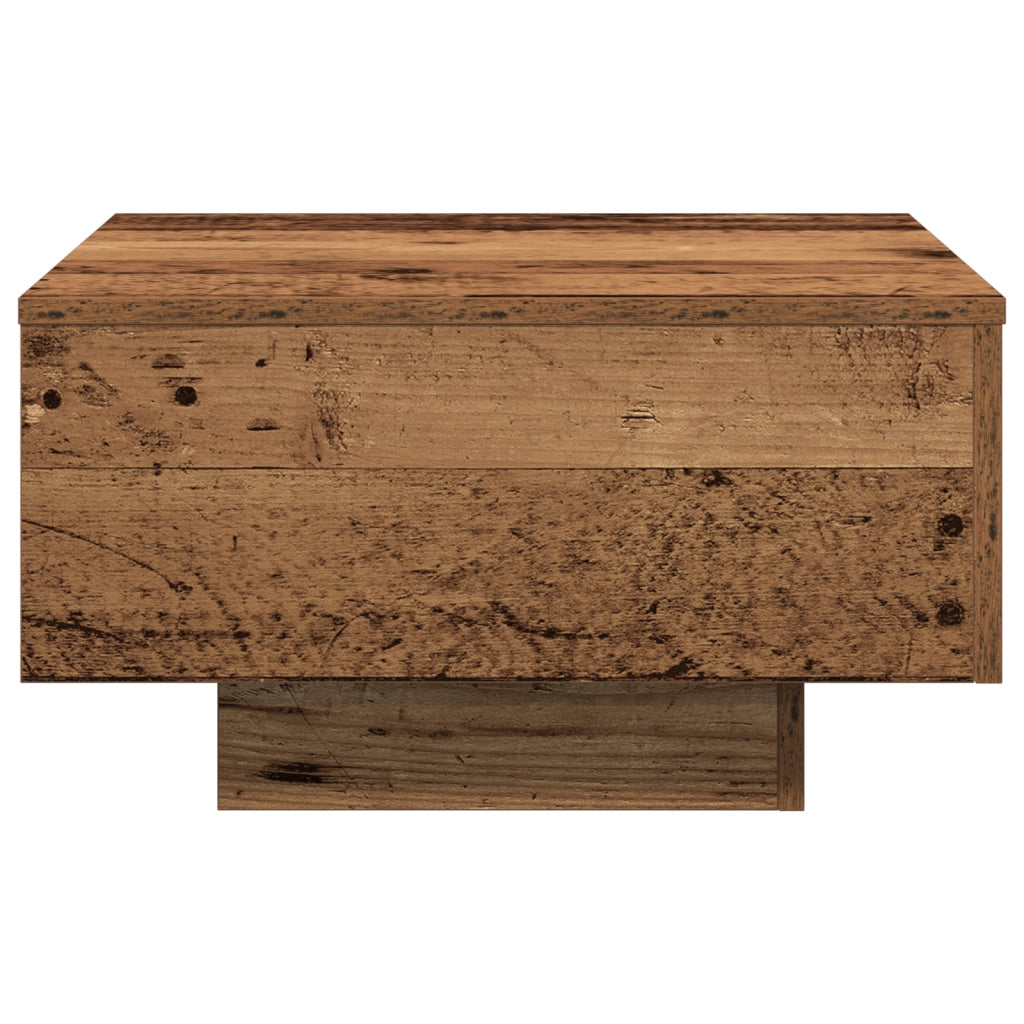 Tavolo da caffÃ¨ , Legno antico, 55x55x31 cm, Legno ingegnerizzato
