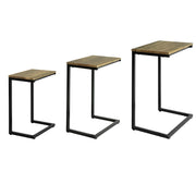 Set da 3 tavolini Tavolino impilabile Tavolino da Divano,Tavolini da soggiorno,FBT102-F